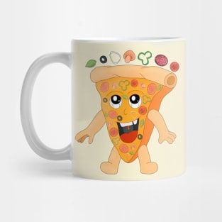 Happy Pizza Slice Mug